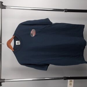 Old Guys Rule Made in the USA Navy Graphic T-Shirt